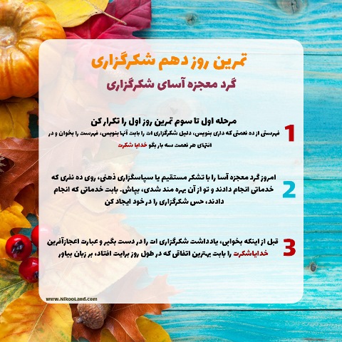 چالش شکرگزاری - روز دهم