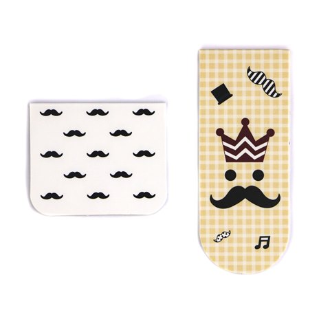 Mustache-Magnetic-Bookmark