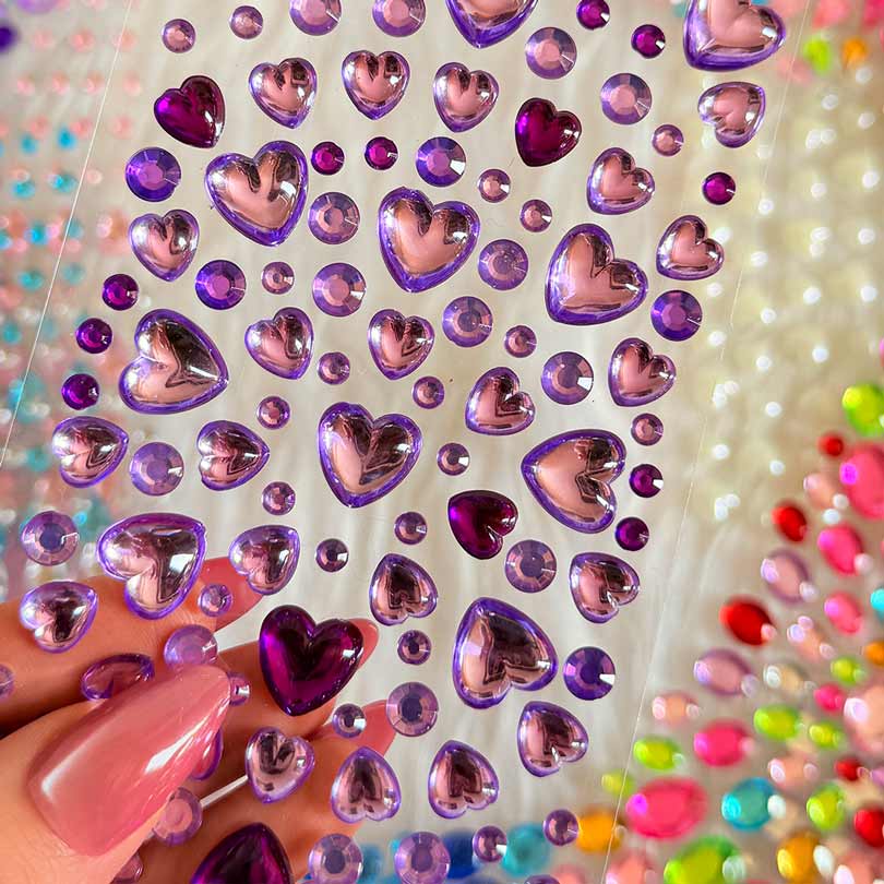 Jewel-sticker-colorful