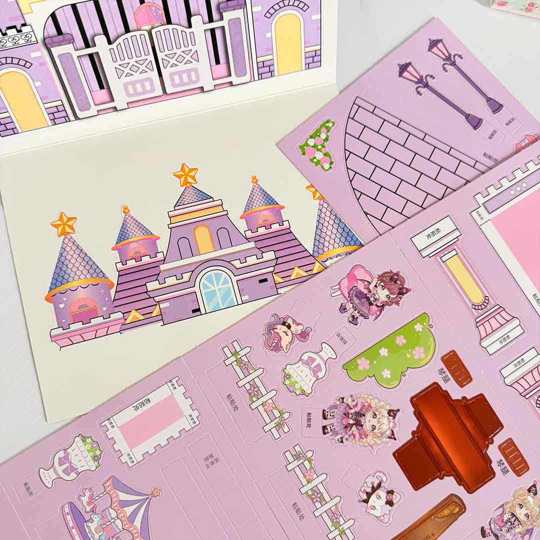 DIY-castle-cute-girl