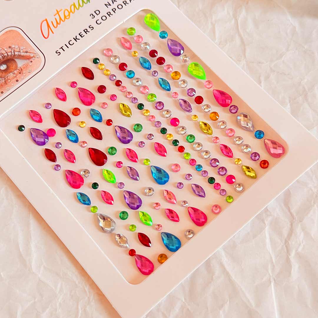 Jewel-sticker-colorful