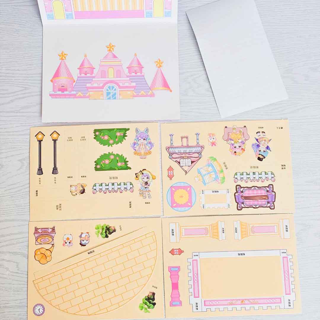 DIY-castle-cute-girl