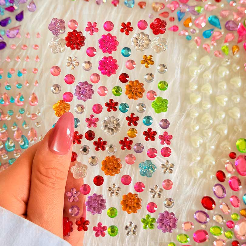 Jewel-sticker-colorful