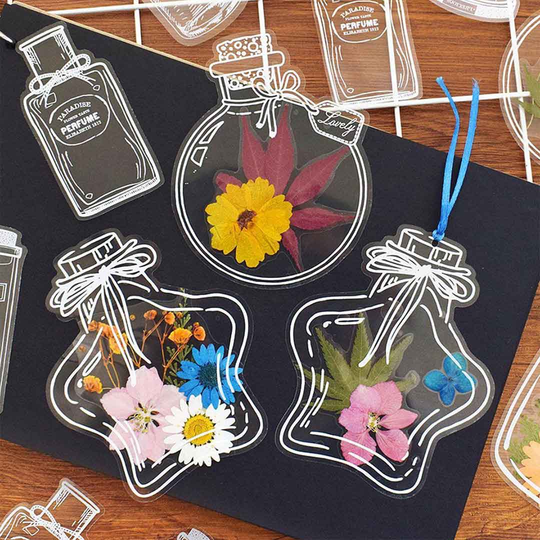 Transparent-sticker-jar