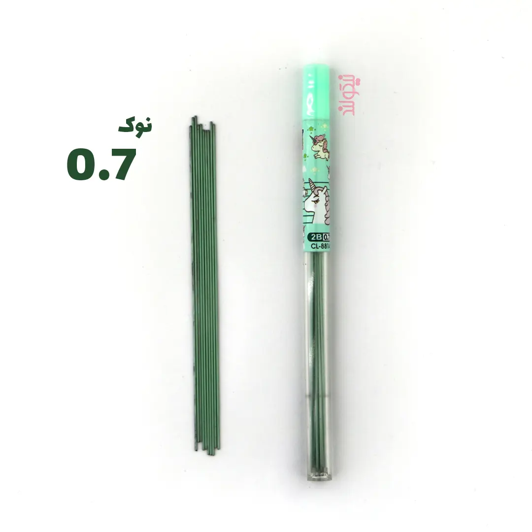 نوک مداد نوکی رنگی سبز 0.7