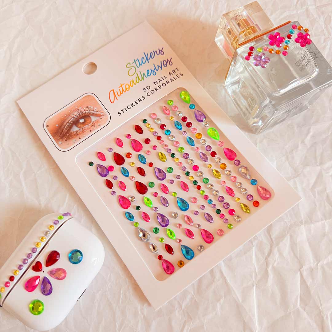Jewel-sticker-colorful