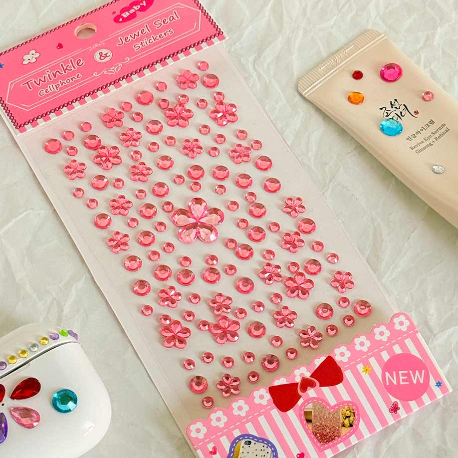 Jewel-sticker-colorful