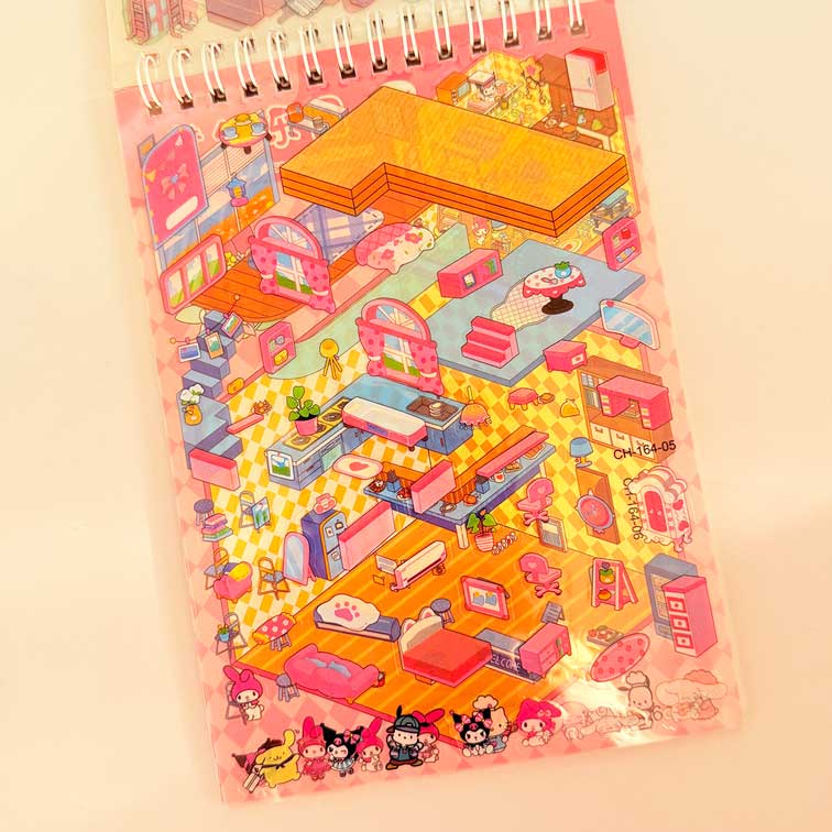 decoration-sticker-3D-notebook-mini