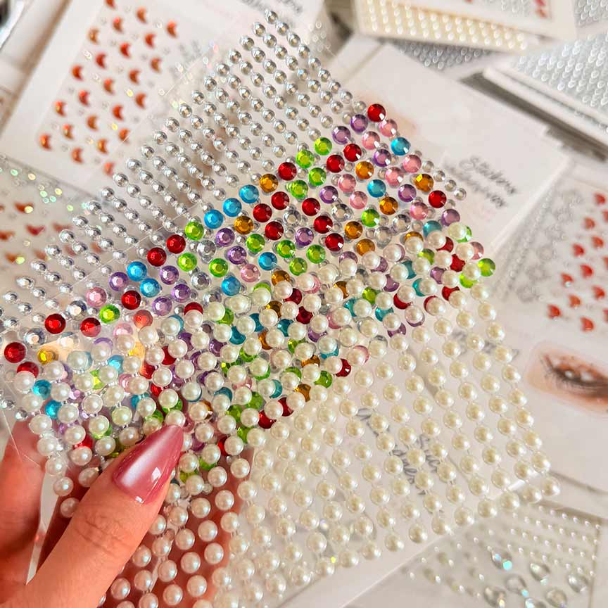 Jewel-sticker-colorful