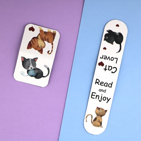 Cat-Magnetic-Bookmark