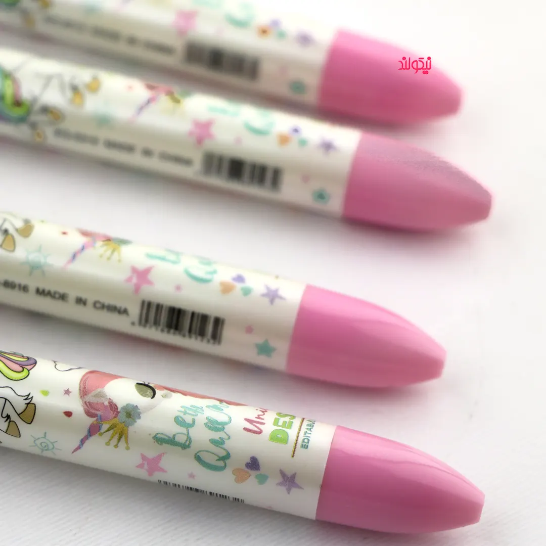 Pink-six-color-Unicorn-Pen