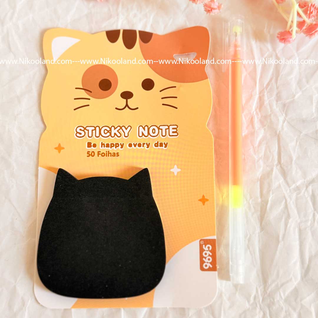 black-sticknote-cat