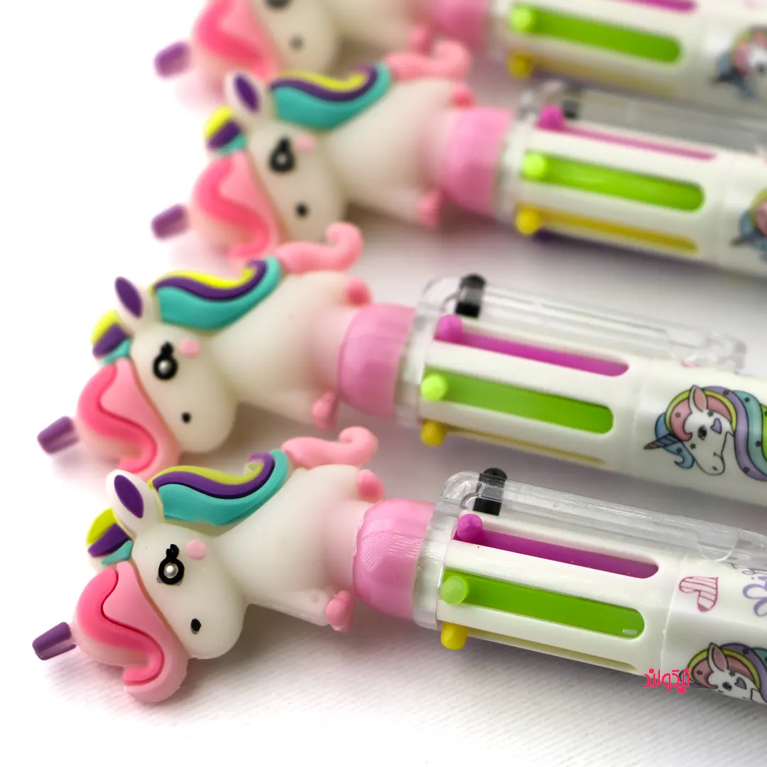 Pink-six-color-Unicorn-Pen