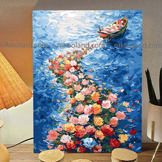 عکس بوم رنگ آمیزی شماره دار - 30 * 40 