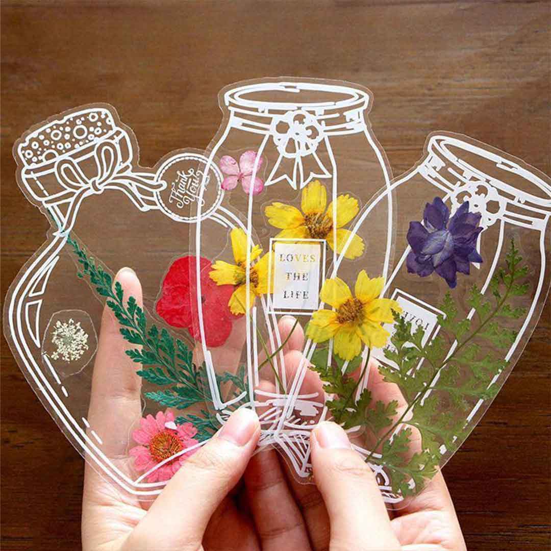 Transparent-sticker-jar