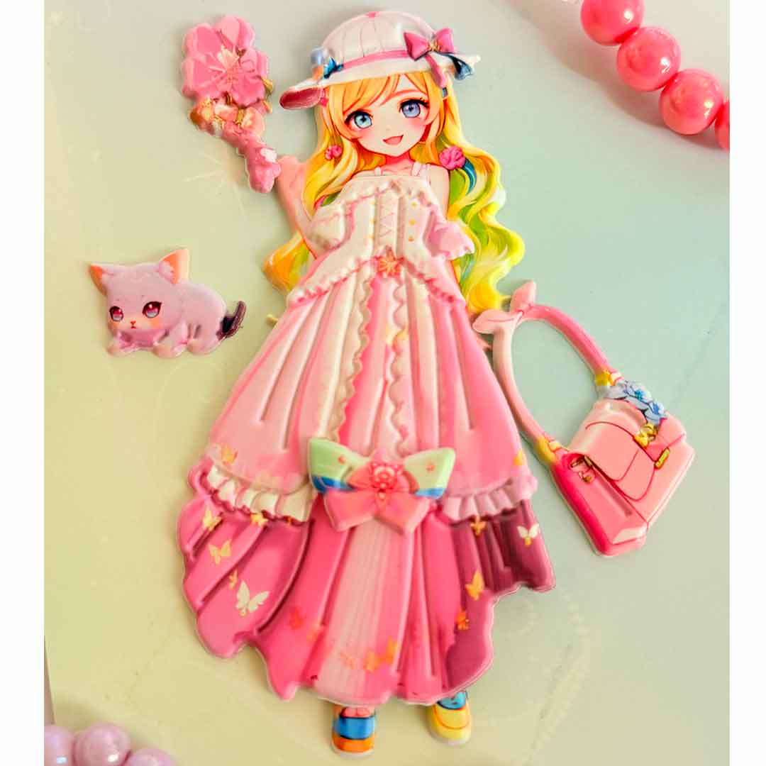 استیکر پفکی طراحی لباس