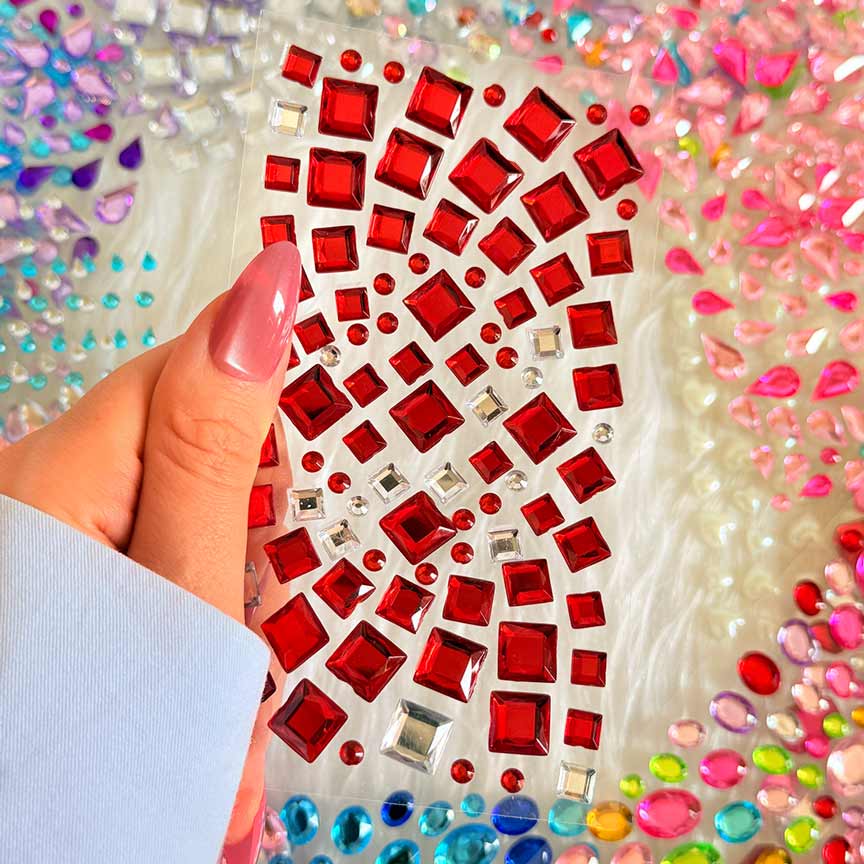 Jewel-sticker-colorful