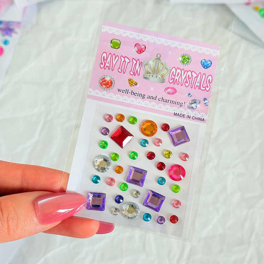 Jewel-sticker-colorful