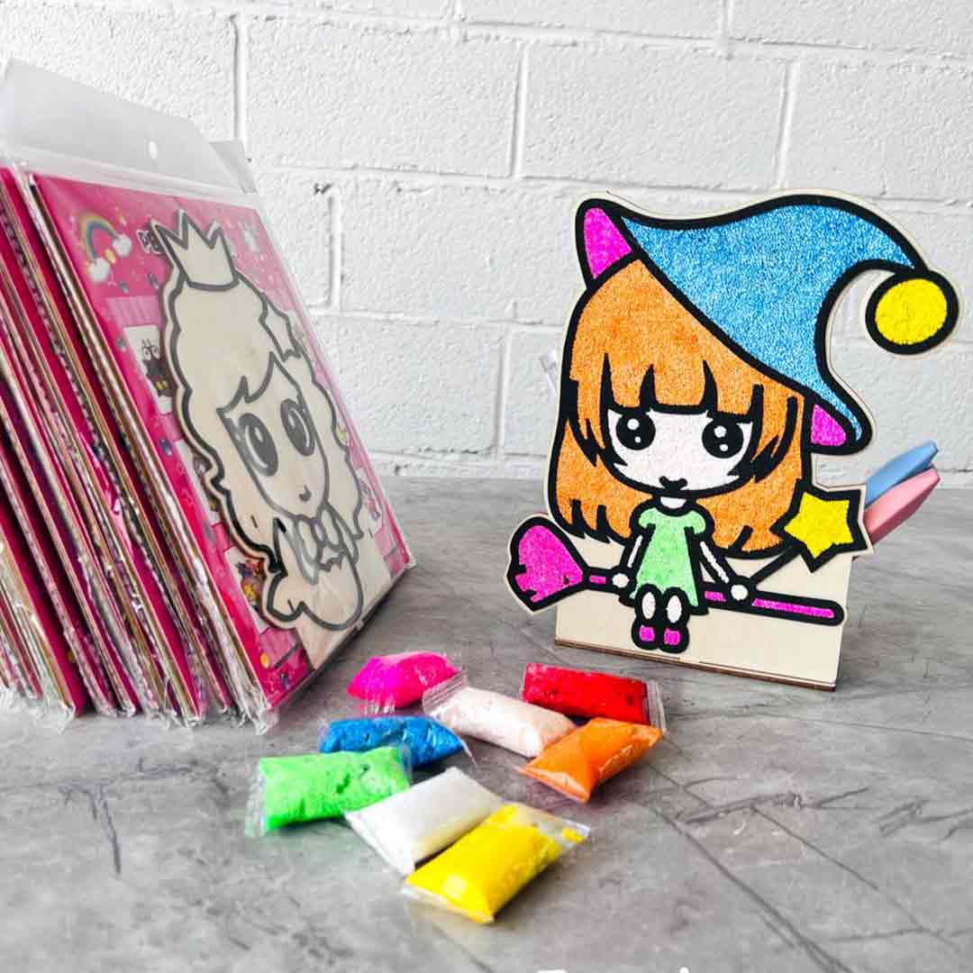 colorful-foam-painting-penholder