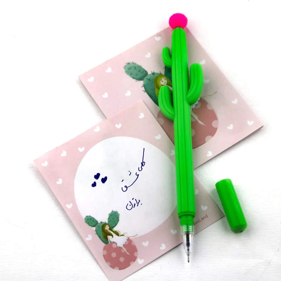 Pink-Flower-Cactus-Pen