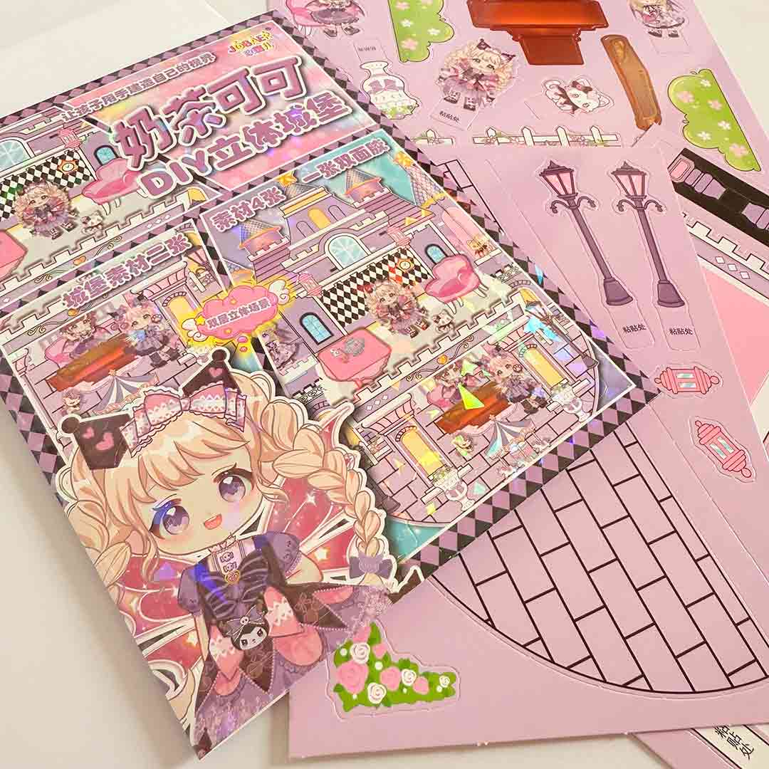 DIY-castle-cute-girl
