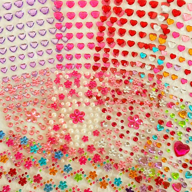 Jewel-sticker-colorful