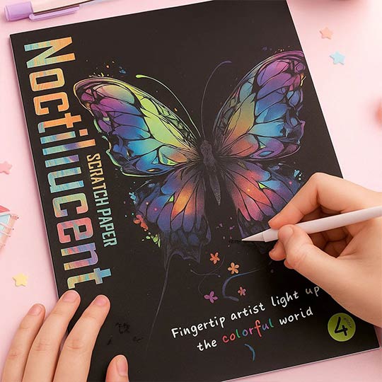 scratch-postcard-noctilucent-yuelu-A4