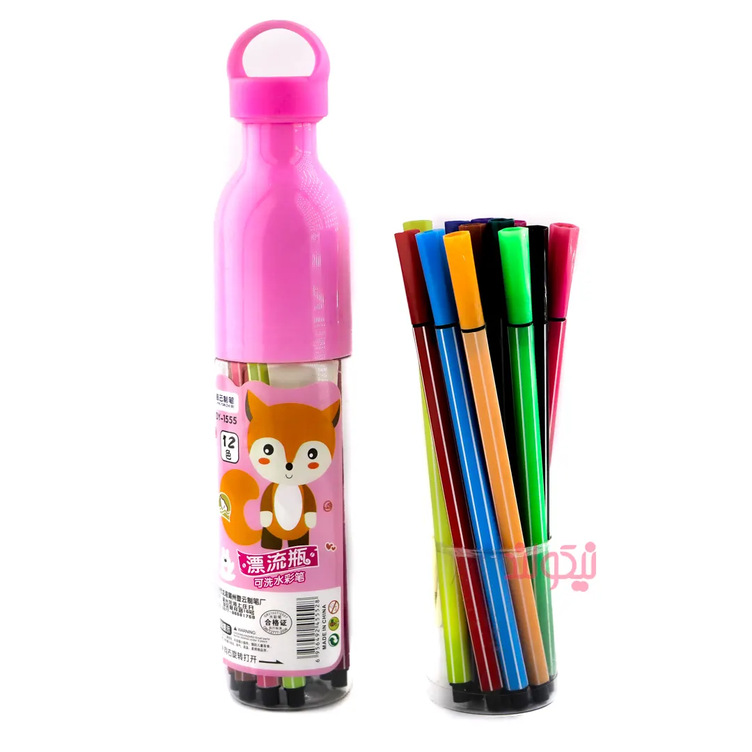 Marker-12-Color-Pink-Bottle