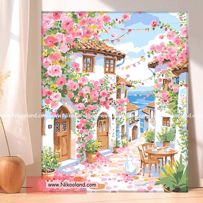 عکس بوم رنگ آمیزی شماره دار - 30 * 40 