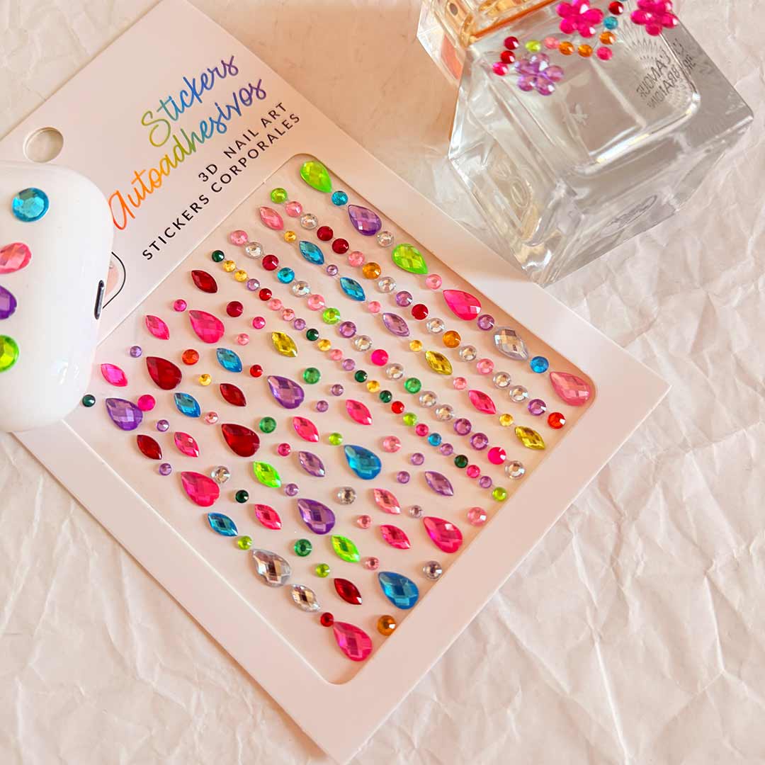 Jewel-sticker-colorful