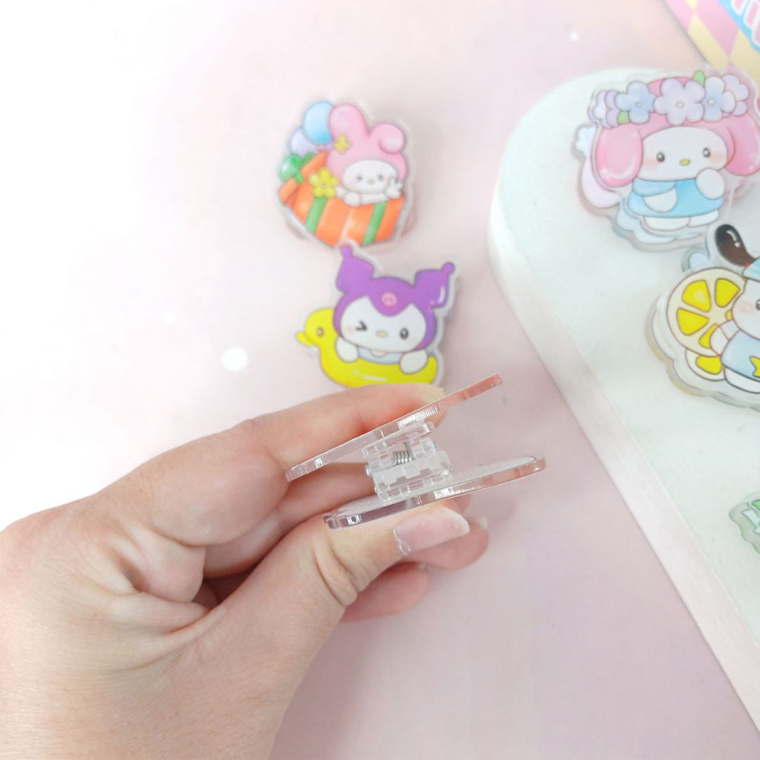 Clamp-sanrio-3pcs