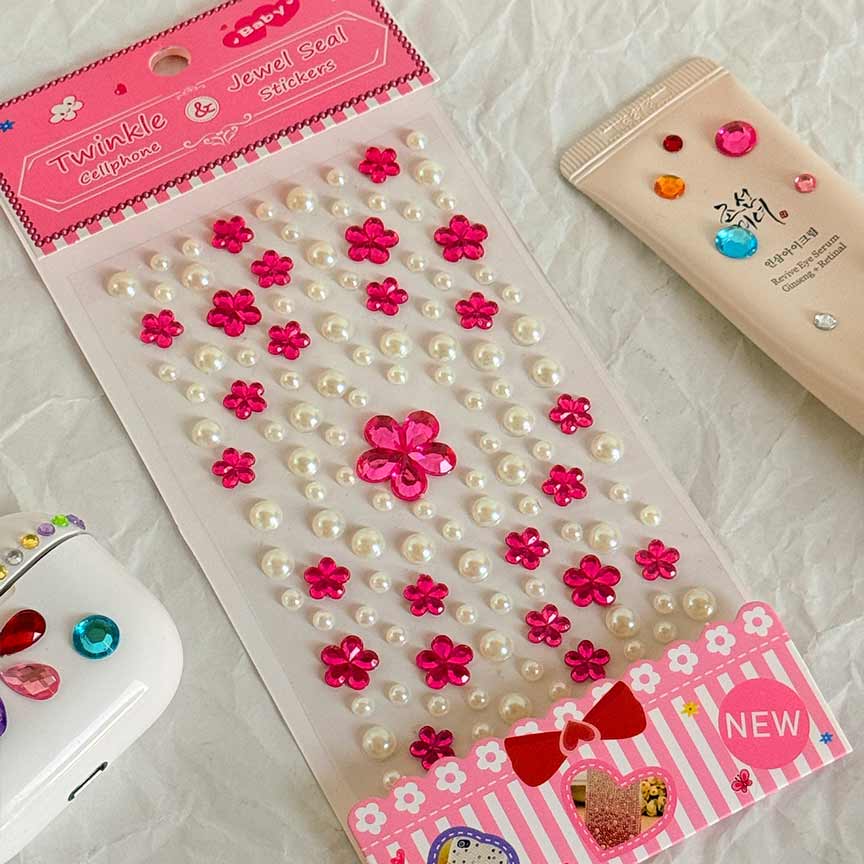 Jewel-sticker-colorful
