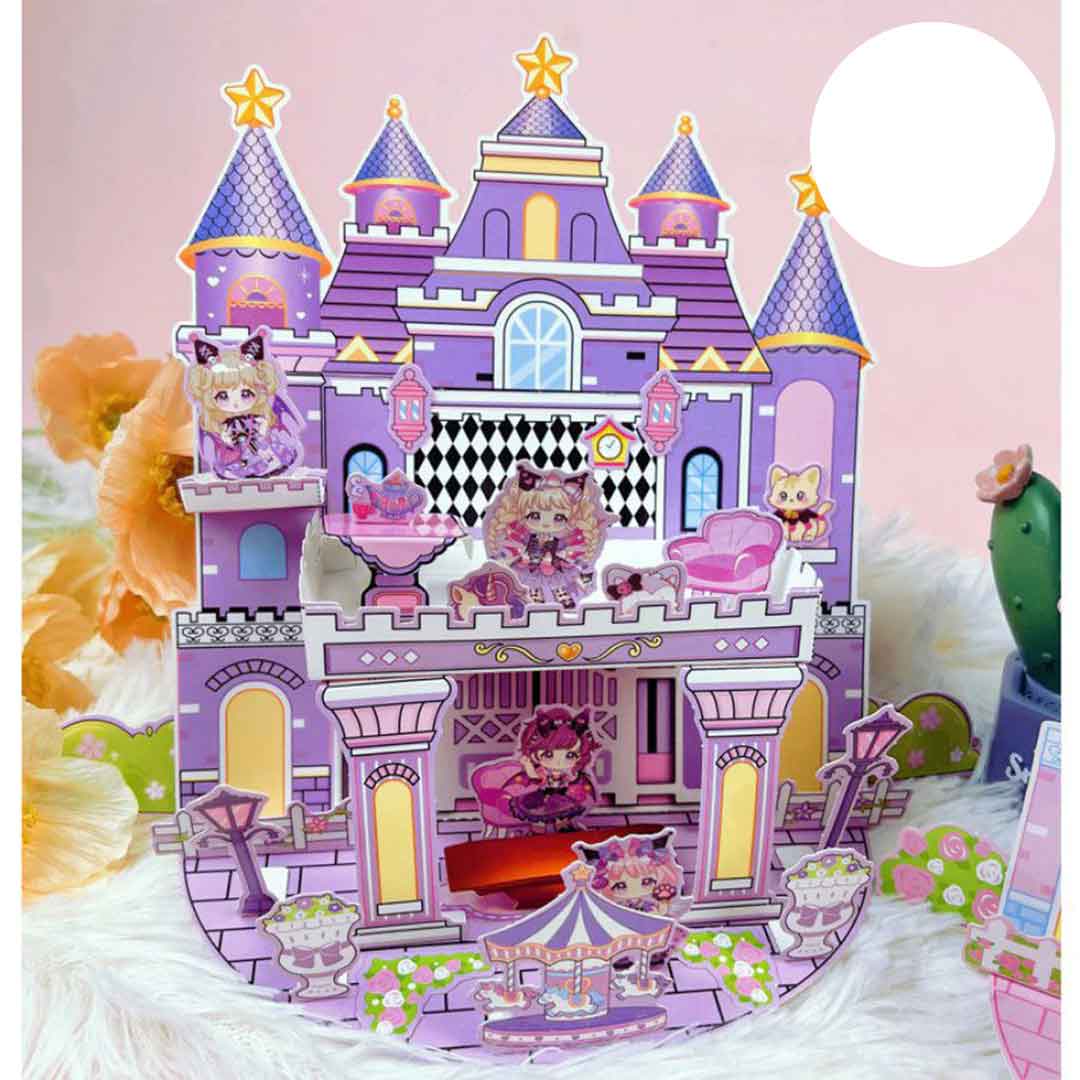 DIY-castle-cute-girl