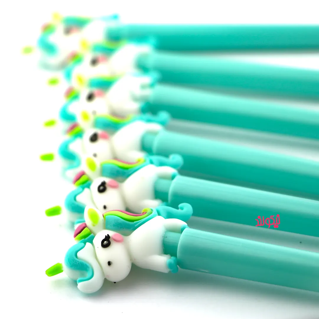 Cute-Unicorn-Pen-Green