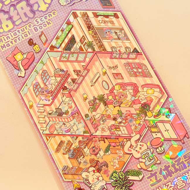 decoration-sticker-3D-notebook-mini