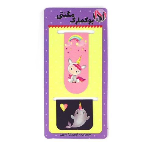 بوک مارک مگنتی نهنگ دلبر