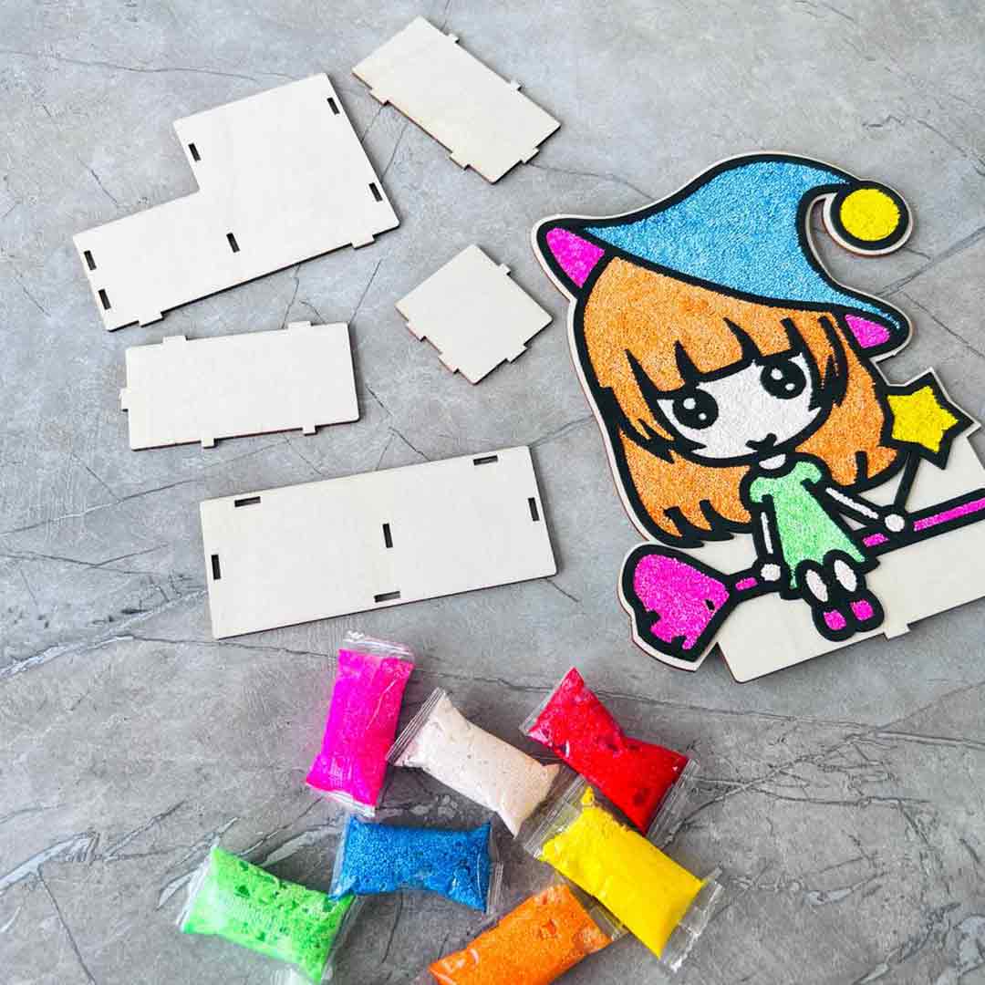 colorful-foam-painting-penholder