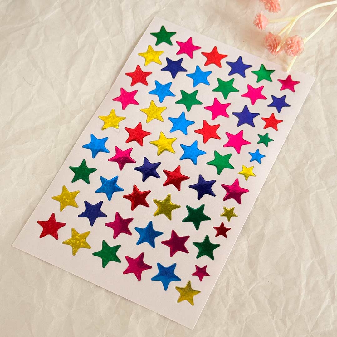 star-sticker-colorful