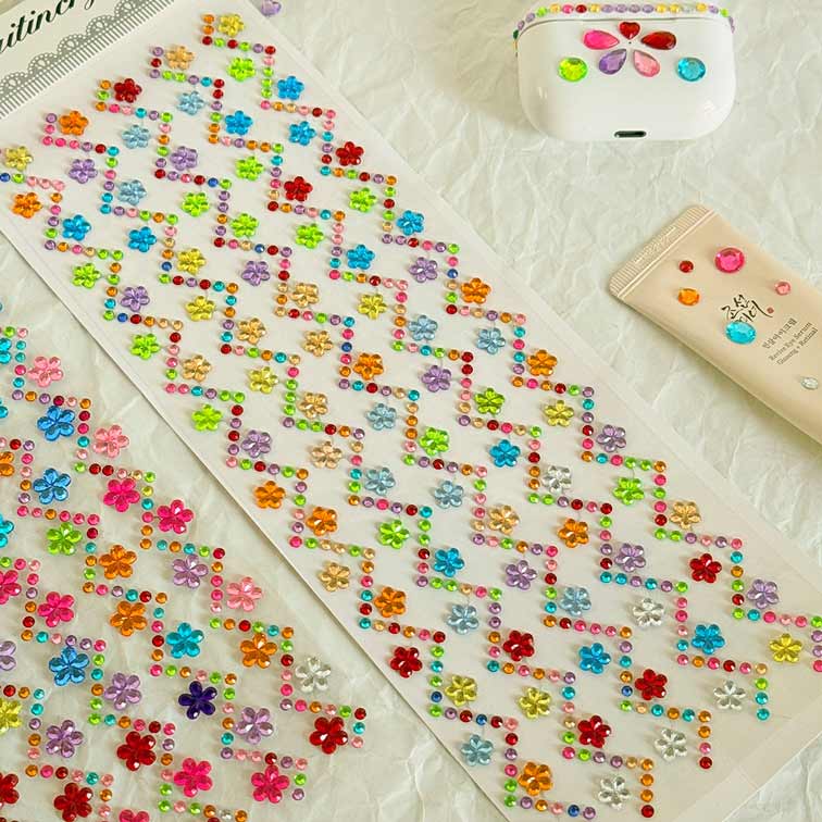 Jewel-sticker-colorful