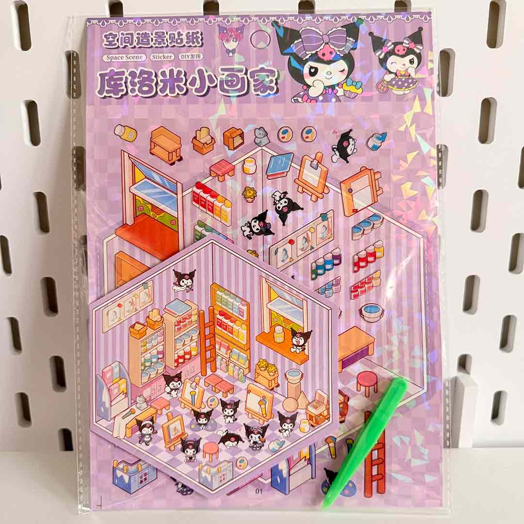 استیکر چیدمانی بزرگ پنس دار