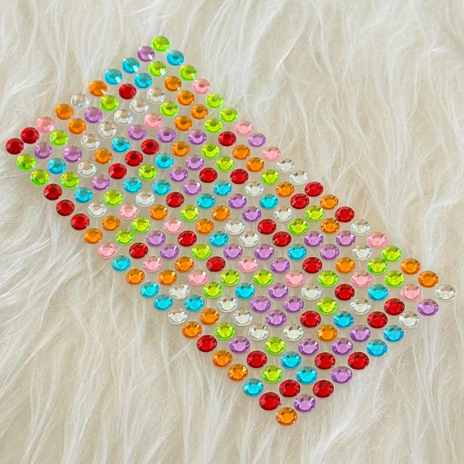 Jewel-sticker-colorful