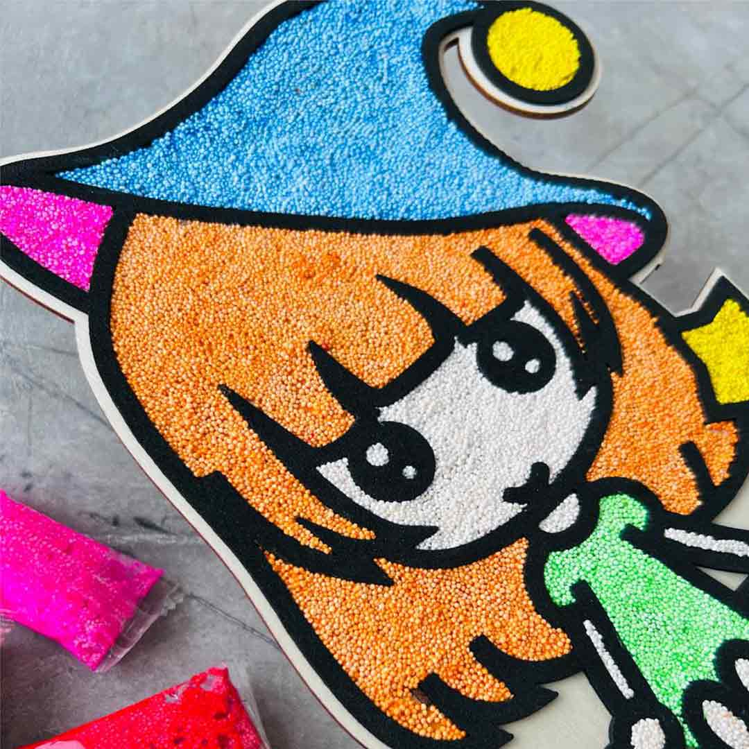 colorful-foam-painting-penholder