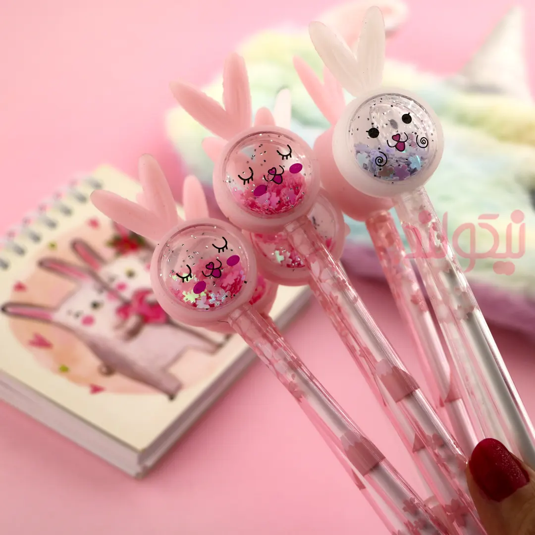 Crystal-Rabbit-pen-Pink
