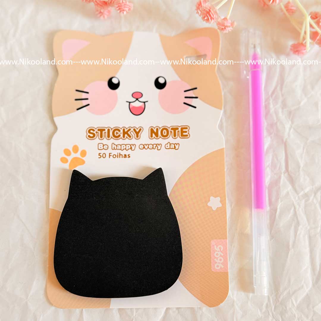 black-sticknote-cat