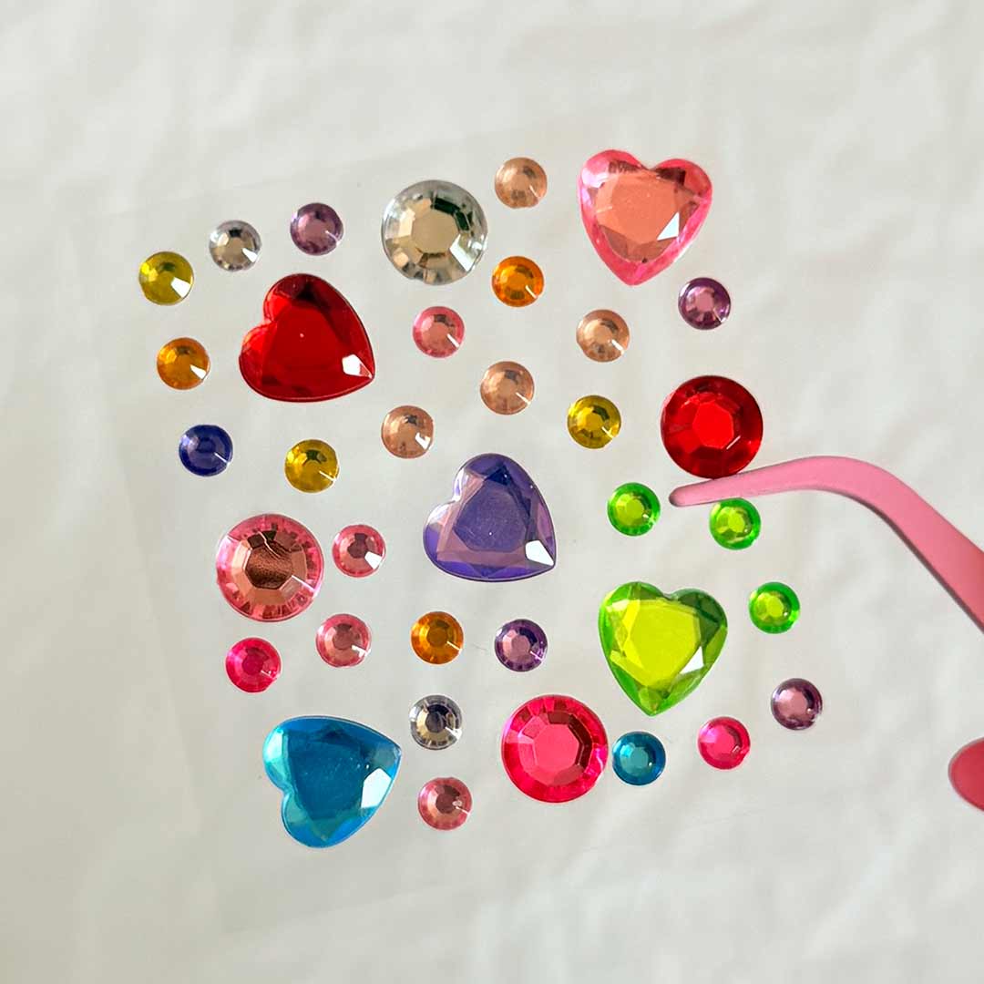 Jewel-sticker-colorful