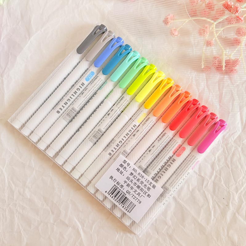 morandi-highlighter-15pcs