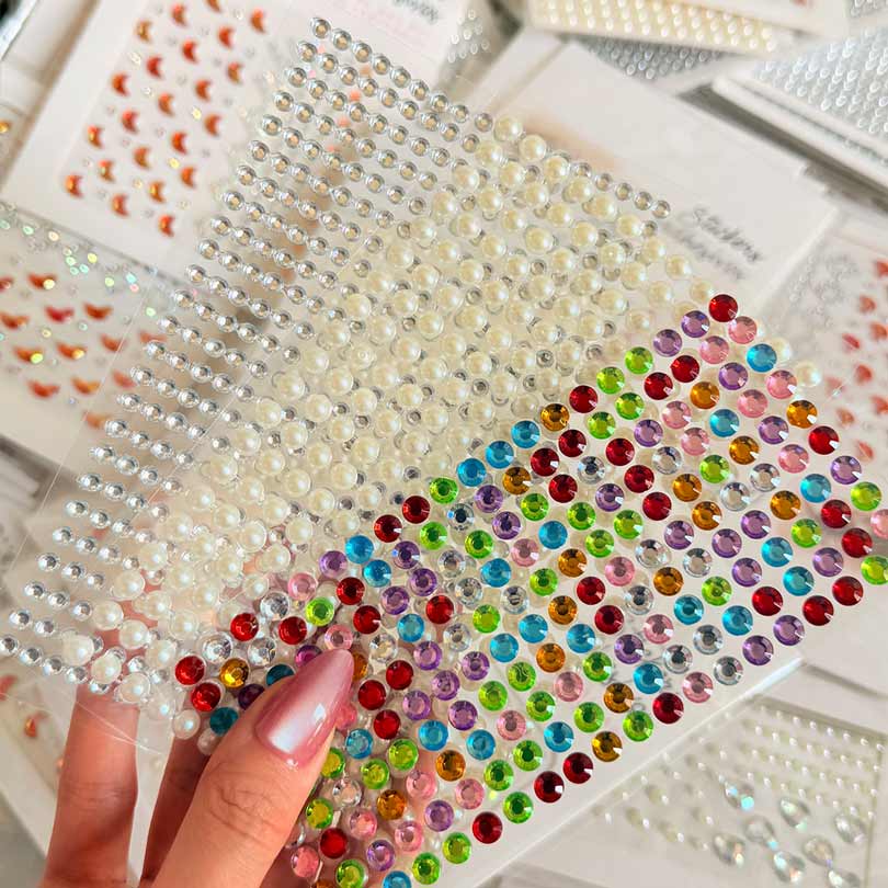 Jewel-sticker-colorful