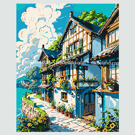 بوم رنگ آمیزی شماره دار - 50 * 40