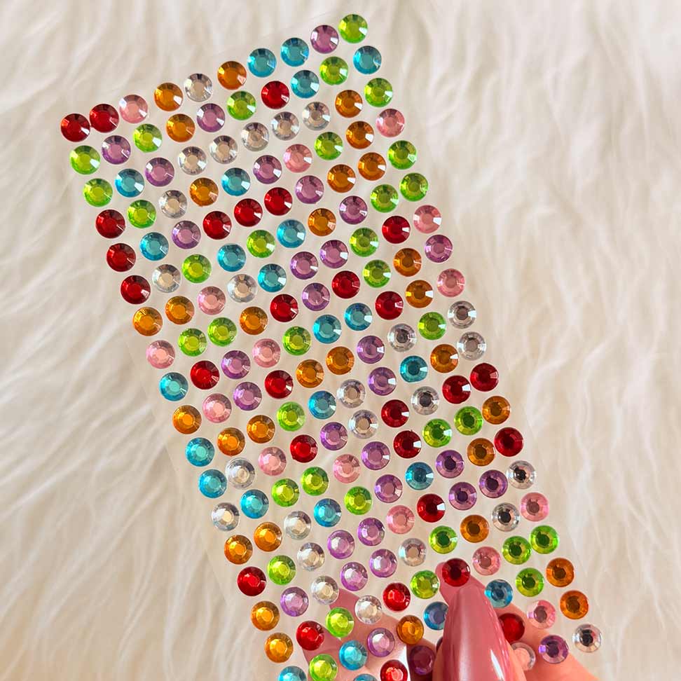 Jewel-sticker-colorful
