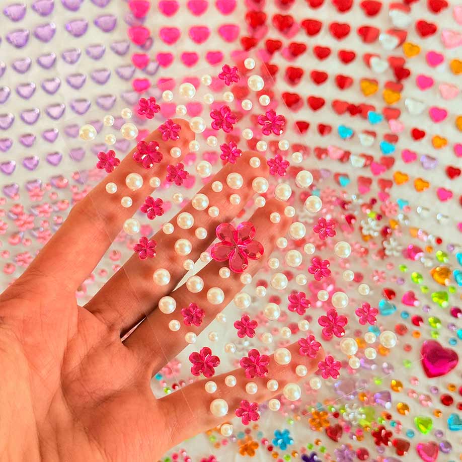 Jewel-sticker-colorful